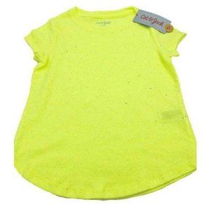 NWT Yellow Sparkle Tee Kids XLarge